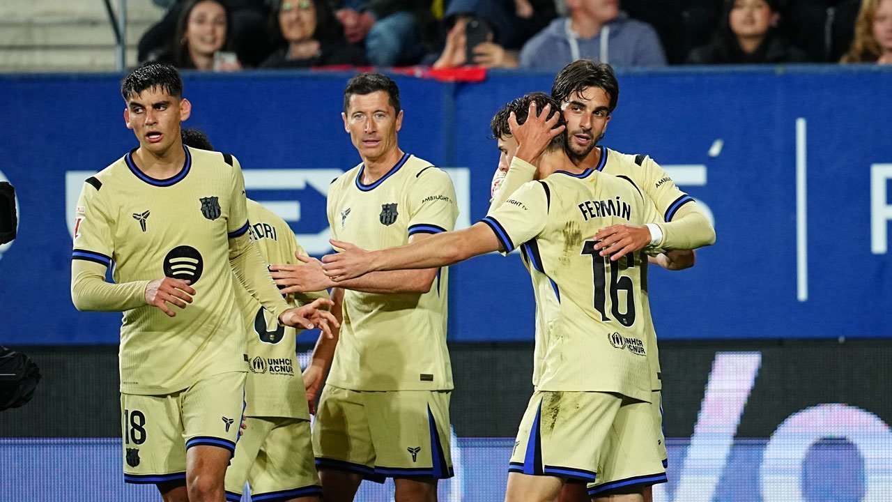 Barcelona Dekati Gelar Juara Usai Tundukkan Osasuna, Tambah Tiga Poin Penting